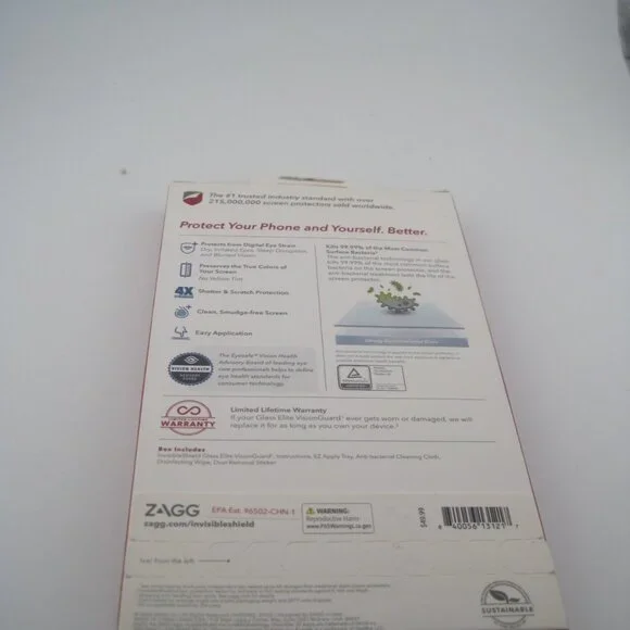 ZAGG INVISIBLE SHIELD GLASS ELITE VISIONGUARD+ IPHONE 5.4" 2020 / IPHONE 12 MINI - Picture 3 of 3